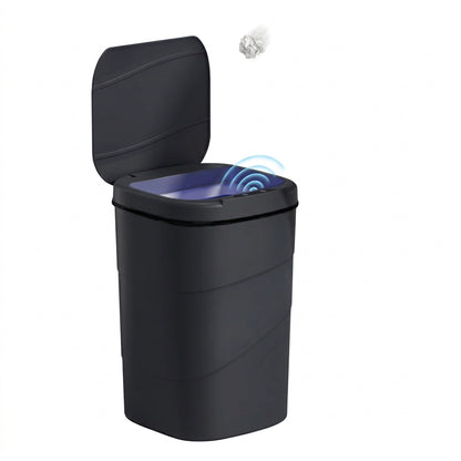 New Smart Sensor Touchless Automatic Closing Trash Can Battery