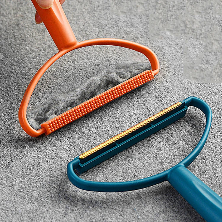 Double-Side Lint Remover Portable Pet Hair Remover Brush Manual