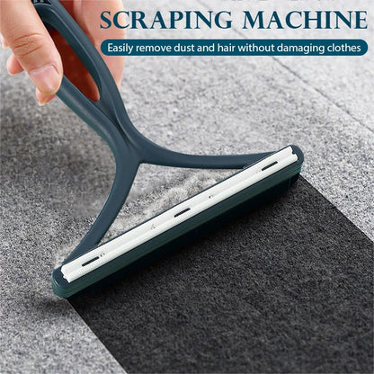 Double-Side Lint Remover Portable Pet Hair Remover Brush Manual