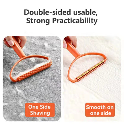 Double-Side Lint Remover Portable Pet Hair Remover Brush Manual