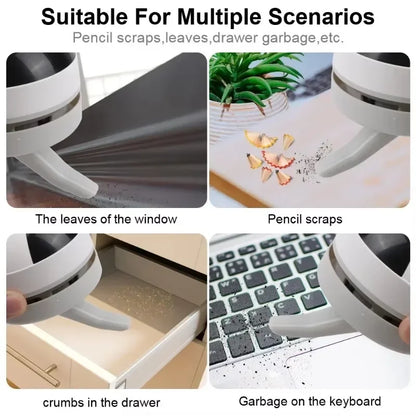 Mini Vacuum Cleaner Portable Desk Table Dust Vacuum USB Handheld