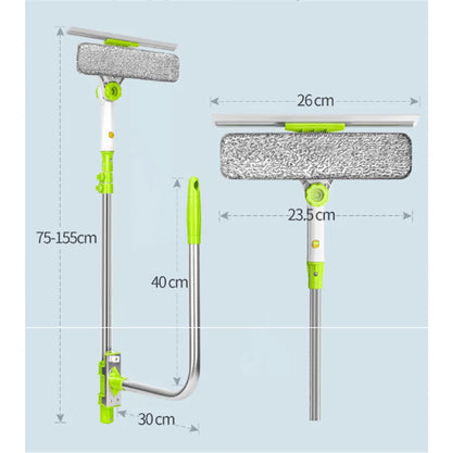 Eworld Hot Upgraded Telescopic High-rise Window Cleaning Glass