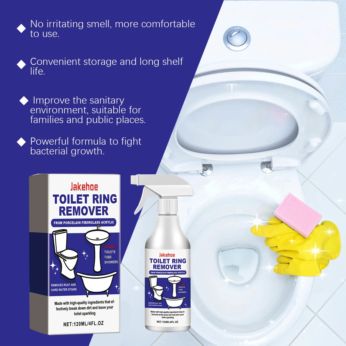 Toilet Foam Cleaner Efficient Removing Urinary Scale Eliminate