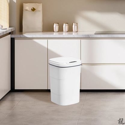 New Smart Sensor Touchless Automatic Closing Trash Can Battery