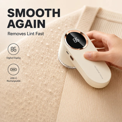 Electric Fabric Shaver USB Rechargeable Lint Remover LED