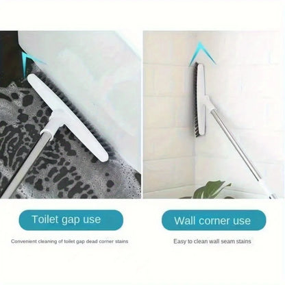 1pc Bathroom Floor Brush For Hotel, Hard Bristle Scrub Brush,