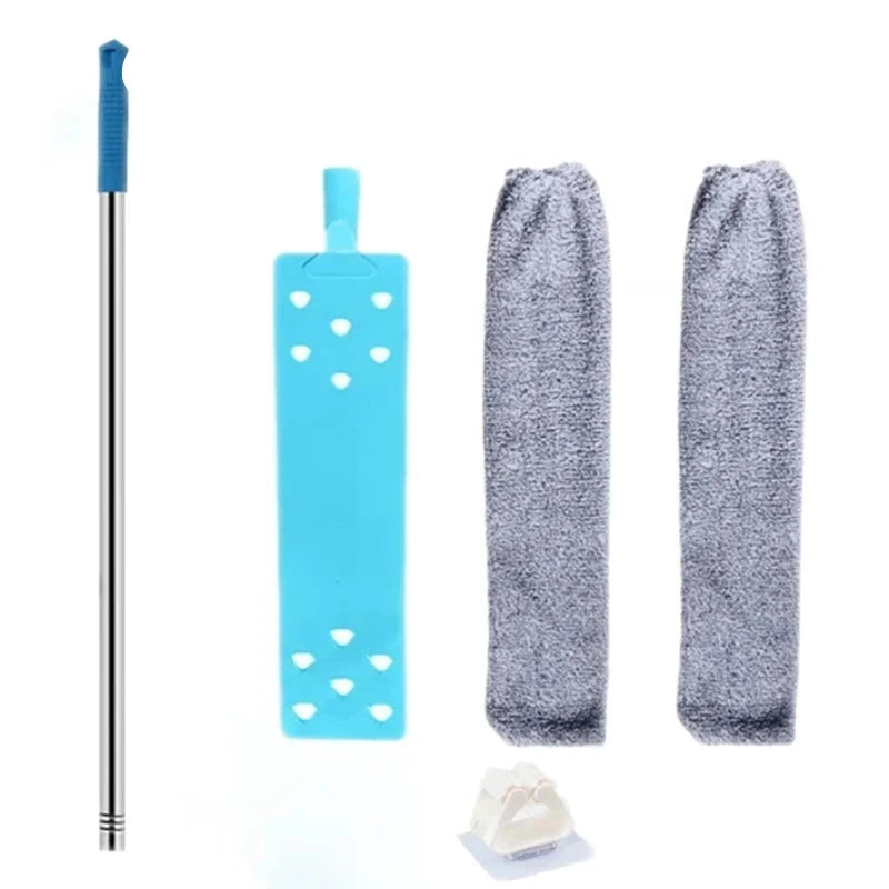 Telescopic Long Handle Broom For Home Blinds Dust Microfiber Brushes