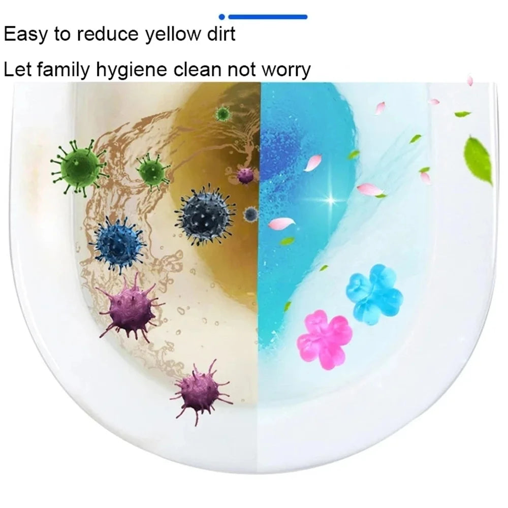 Multipack Flower Aroma Toilet Cleaning Gel, Toilet Deodorant Cleaner
