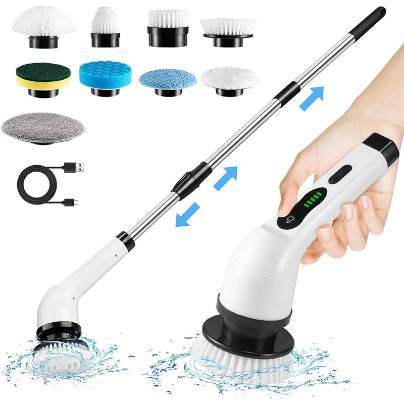 Cordless Spin Scrubber Electric Multipurpose Cleaning Brush for Kitchen