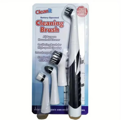 Leaning Brush Cleaning Tool With 4 Brushes Multifunctional Electric