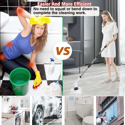 Cordless Spin Scrubber Electric Multipurpose Cleaning Brush for Kitchen