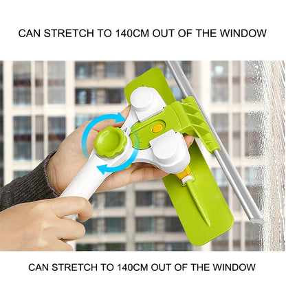 Eworld Hot Upgraded Telescopic High-rise Window Cleaning Glass
