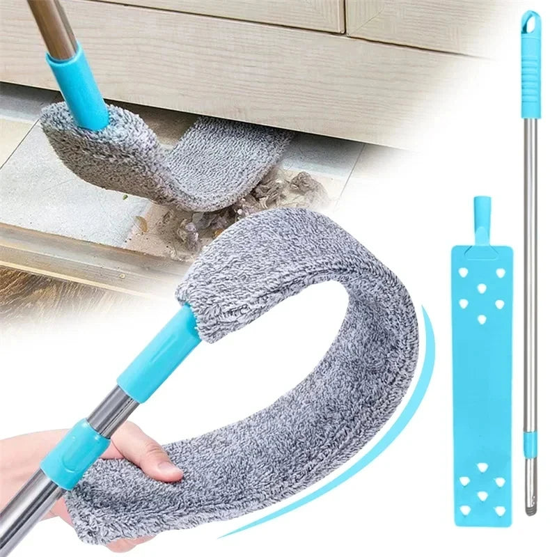 Telescopic Long Handle Broom For Home Blinds Dust Microfiber Brushes
