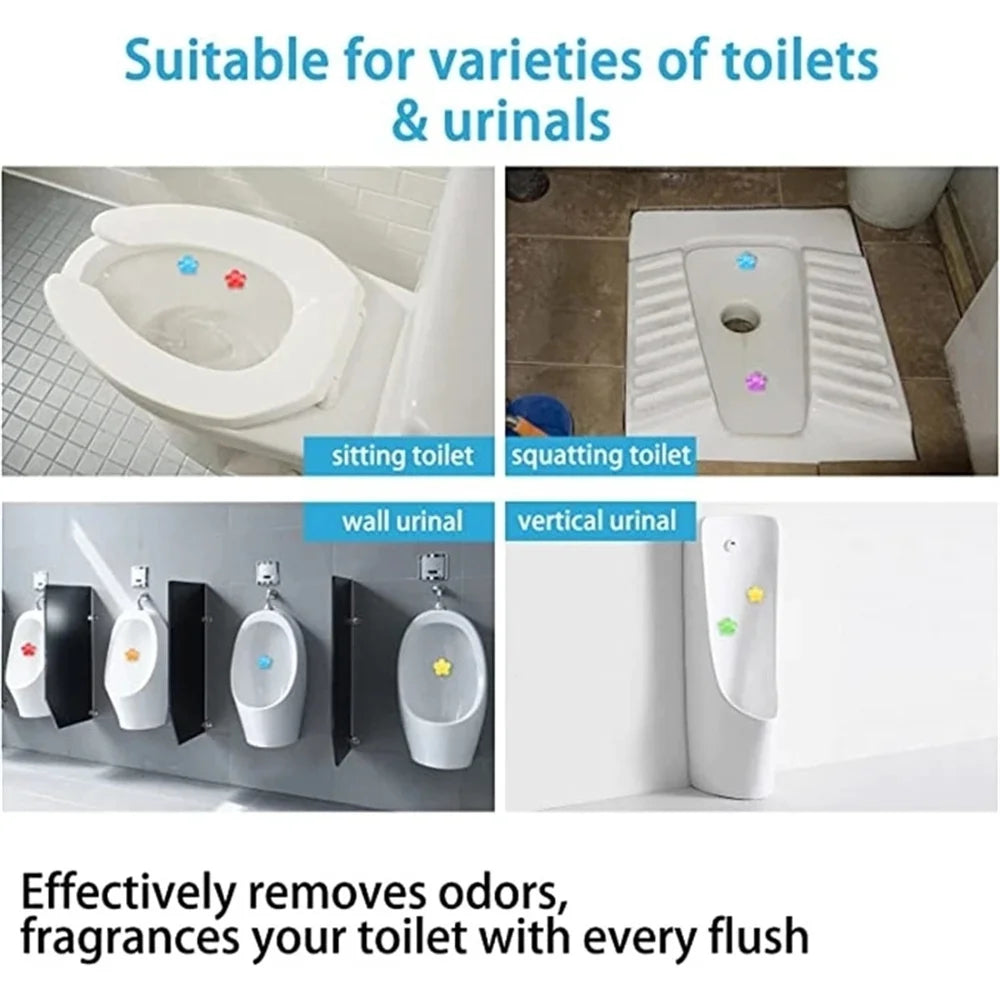Multipack Flower Aroma Toilet Cleaning Gel, Toilet Deodorant Cleaner