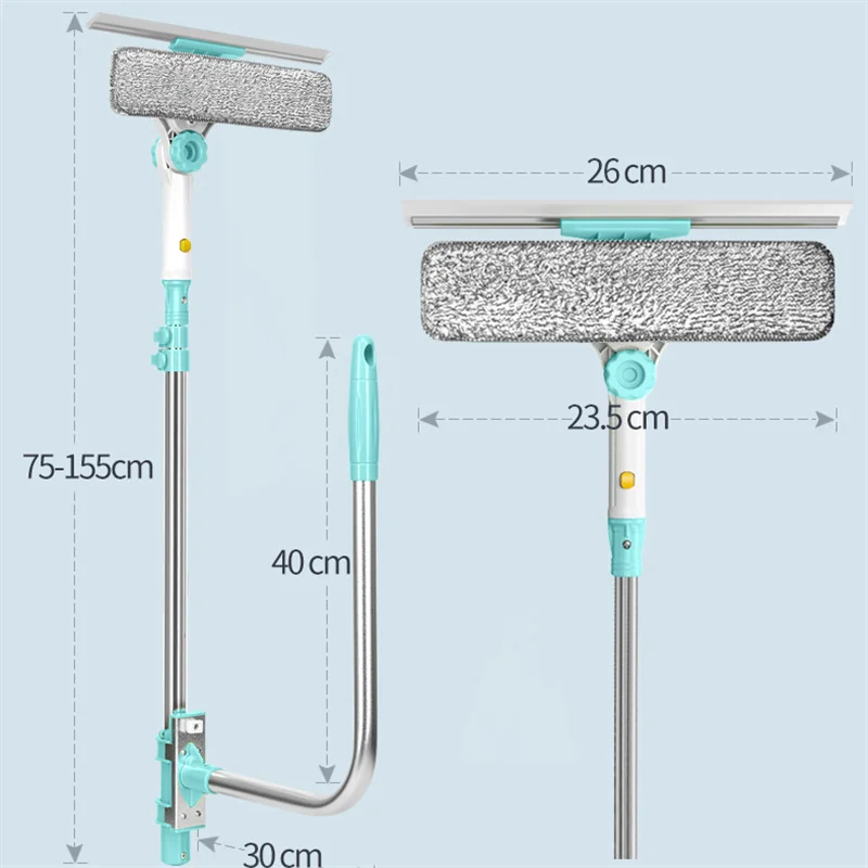 Eworld Hot Upgraded Telescopic High-rise Window Cleaning Glass