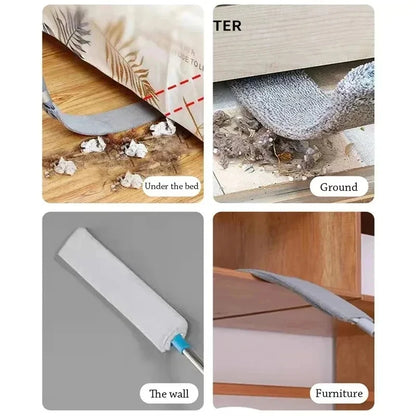 Telescopic Long Handle Broom For Home Blinds Dust Microfiber Brushes