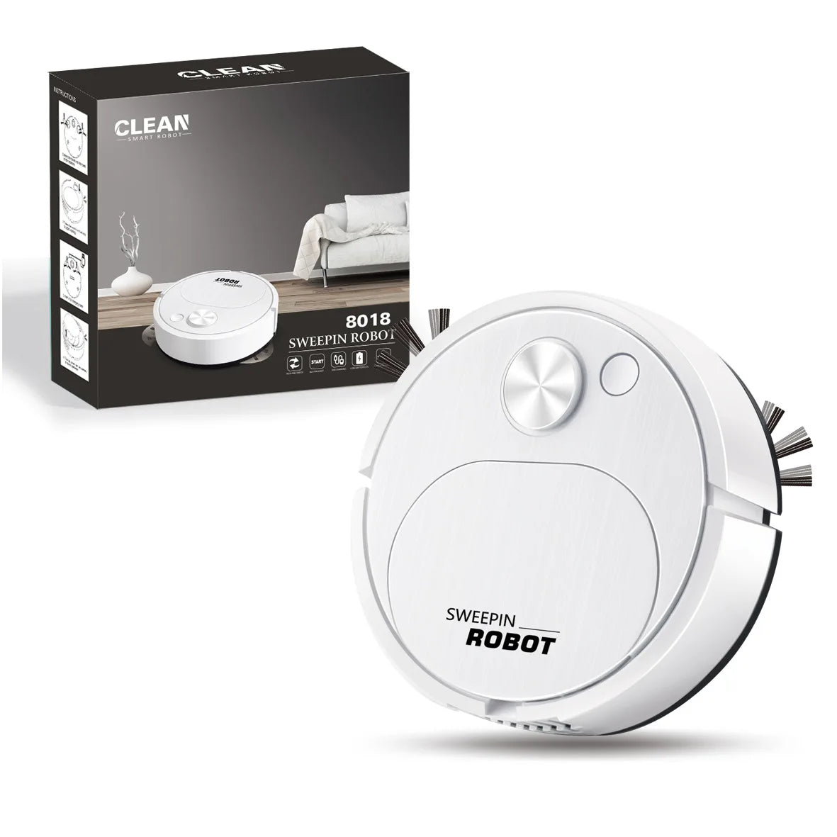 NEW USB Sweeping Robot Vacuum Cleaner Mopping 3 In 1 Smart