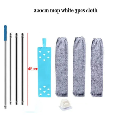Telescopic Long Handle Broom For Home Blinds Dust Microfiber Brushes