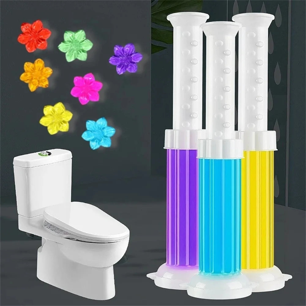 Multipack Flower Aroma Toilet Cleaning Gel, Toilet Deodorant Cleaner