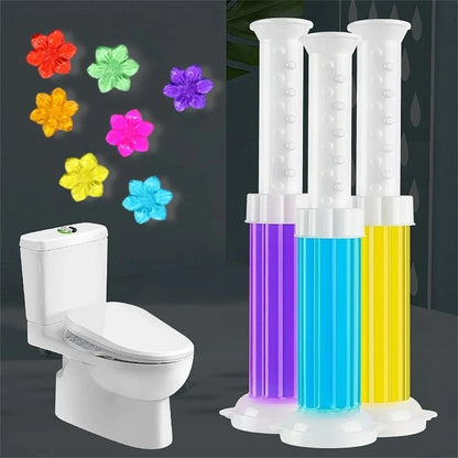 Multipack Flower Aroma Toilet Cleaning Gel, Toilet Deodorant Cleaner