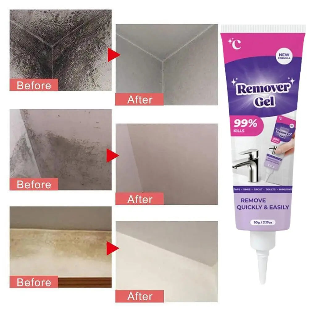 3/1pc Household Mold Remover Gel Tile Cleaner Wall Mildew Tool Cleaner